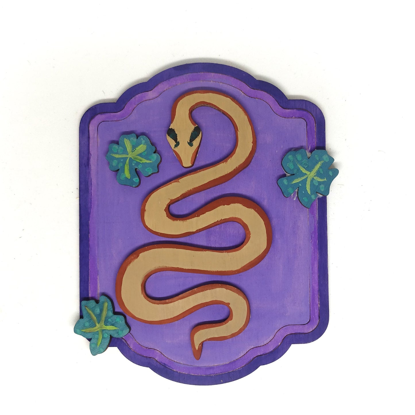 Kit Magnet DIY Serpent de Bois et fleurs de pruniers