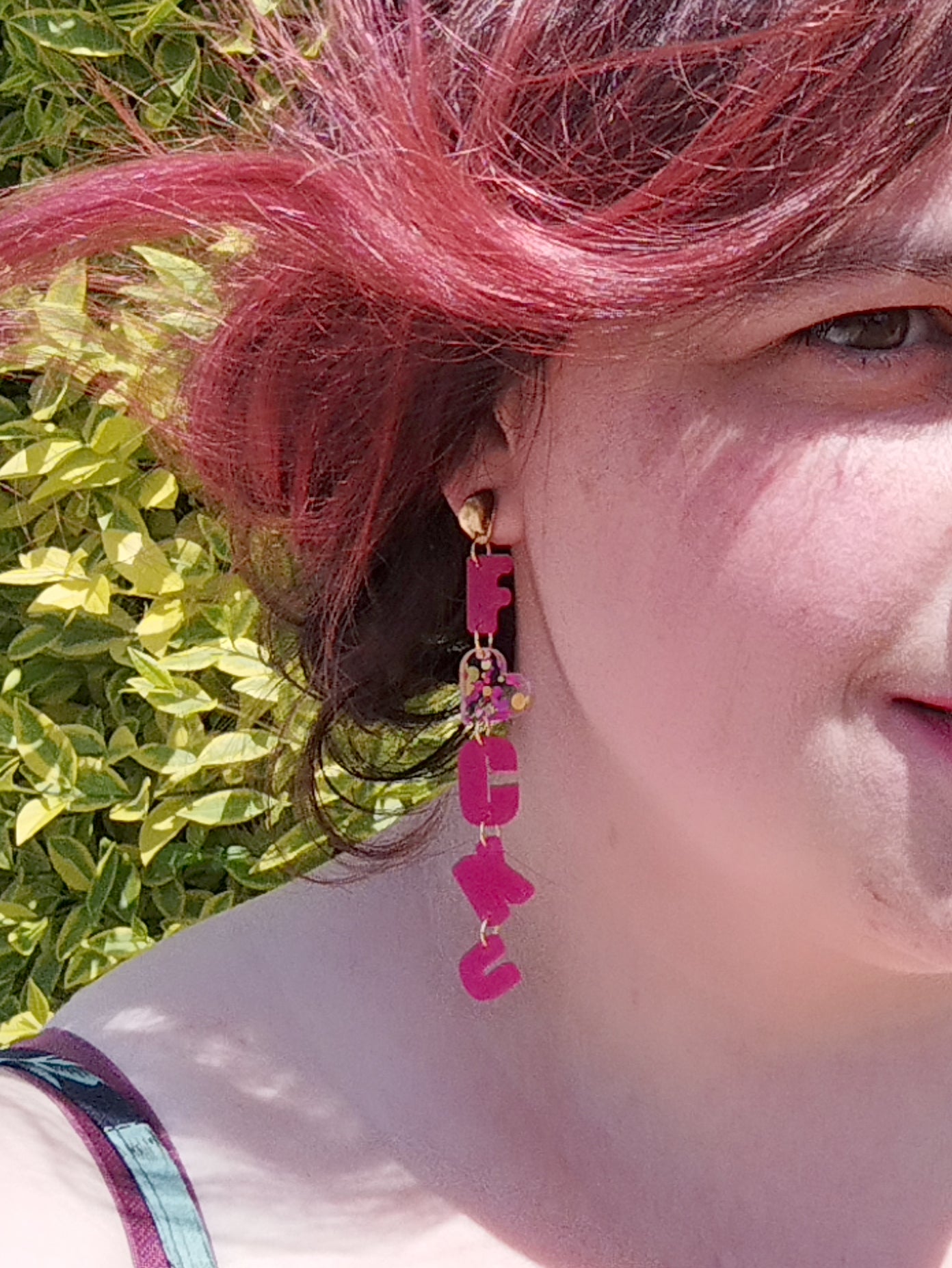 Boucles d'Oreilles FU coeur
