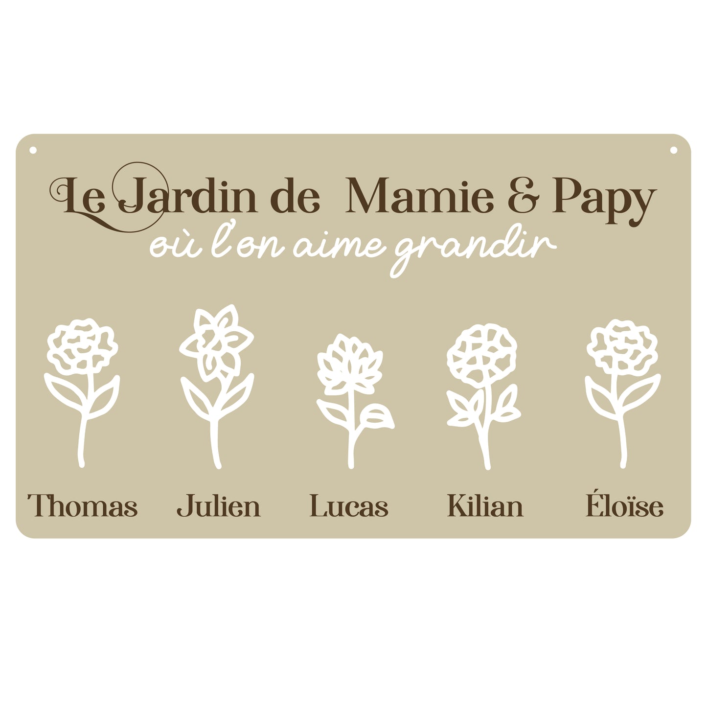 Décoration le jardin fleuri