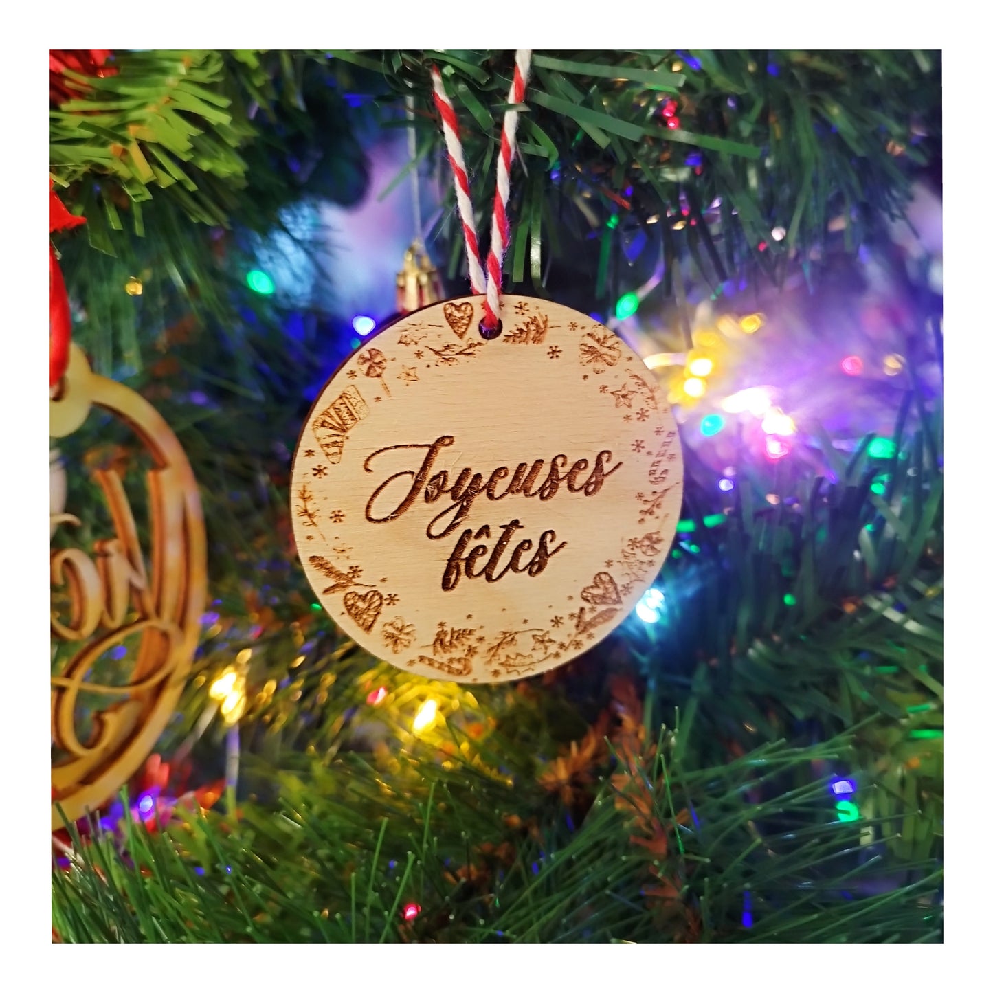 Boules de Noël à messages