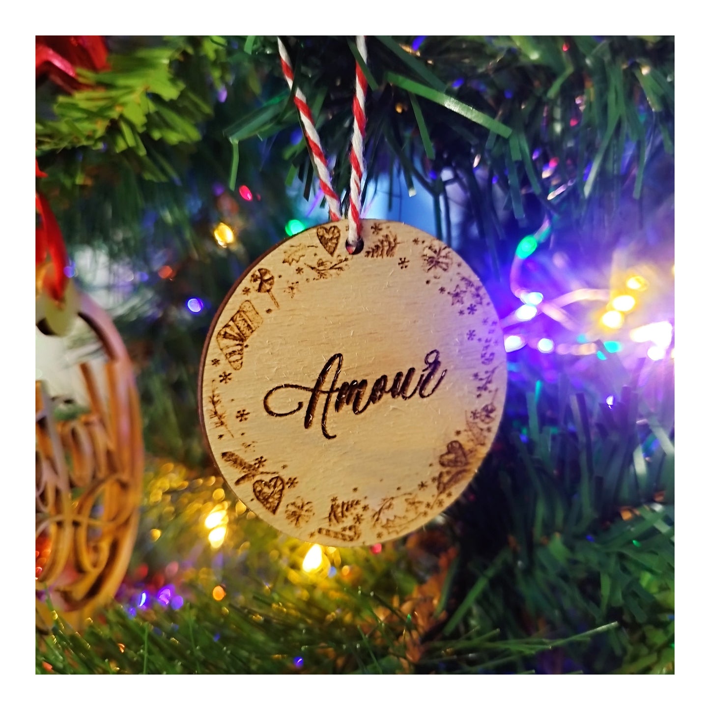 Boules de Noël à messages