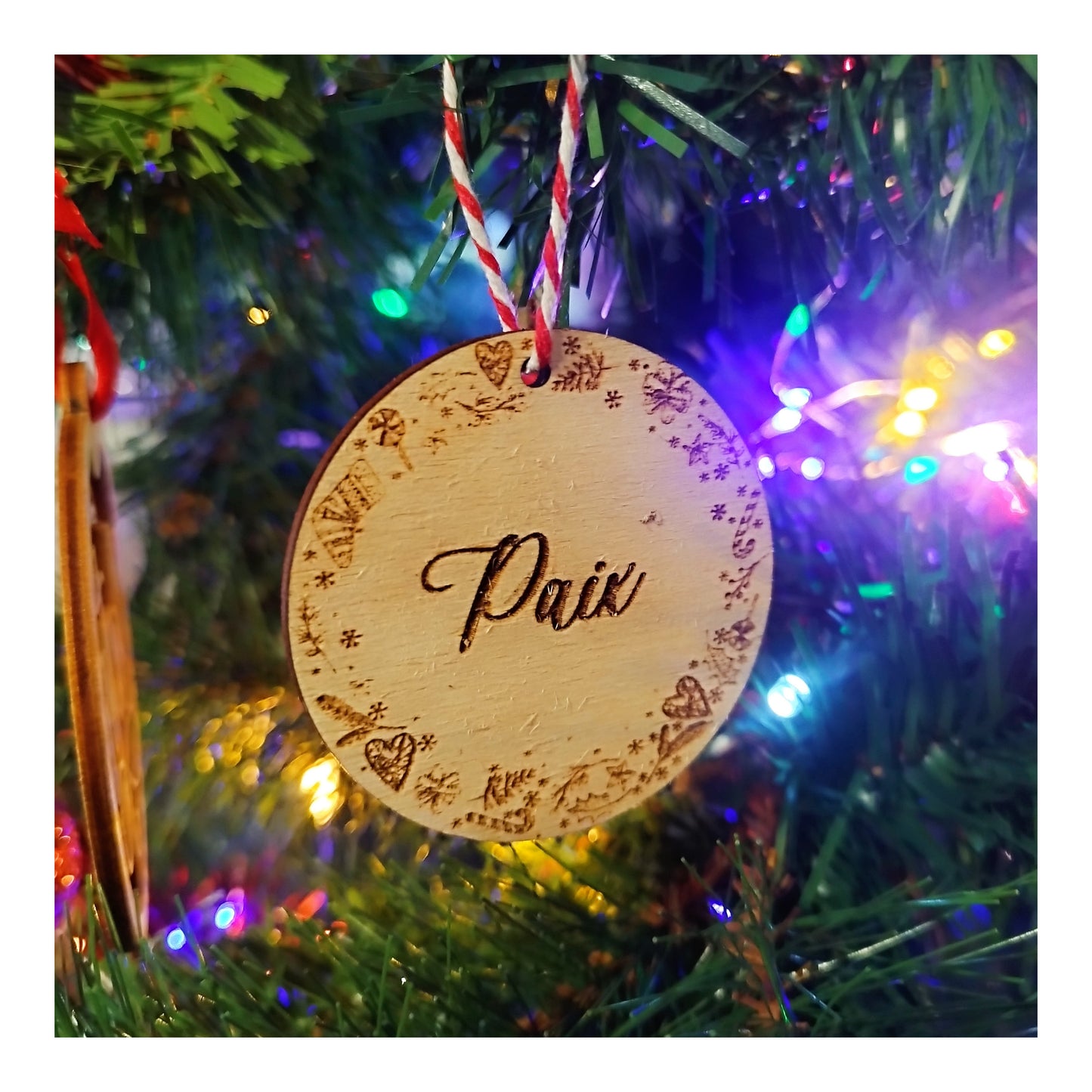 Boules de Noël à messages