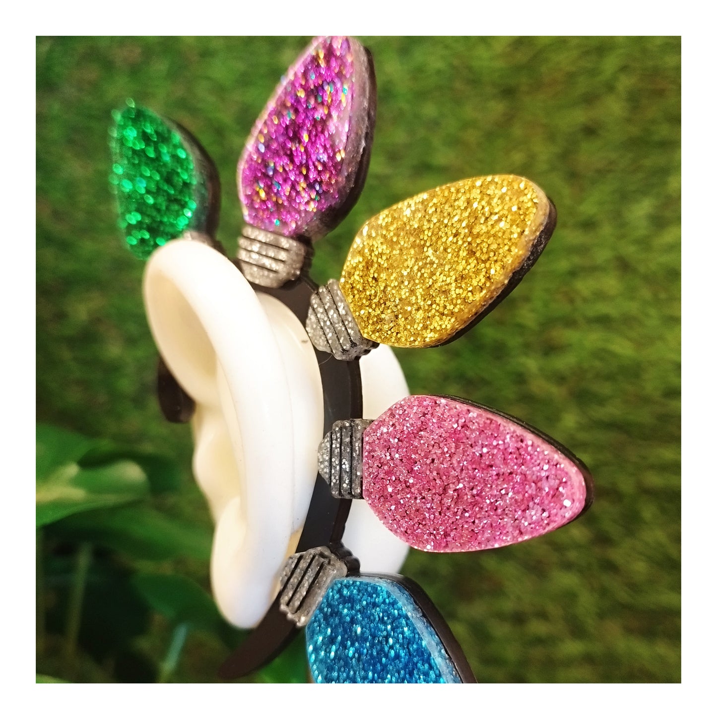 Bijoux d'oreille - Guirlande de paillettes