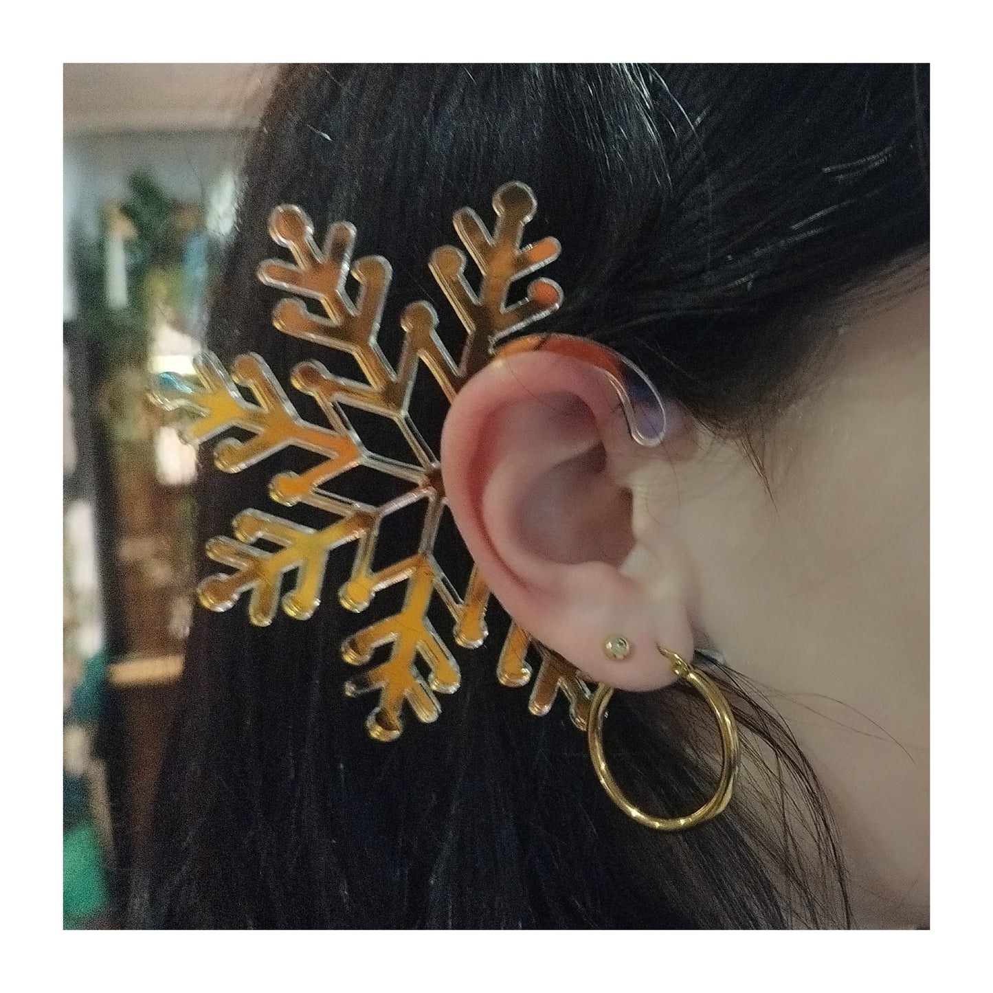 Bijou d'oreille - Flocon