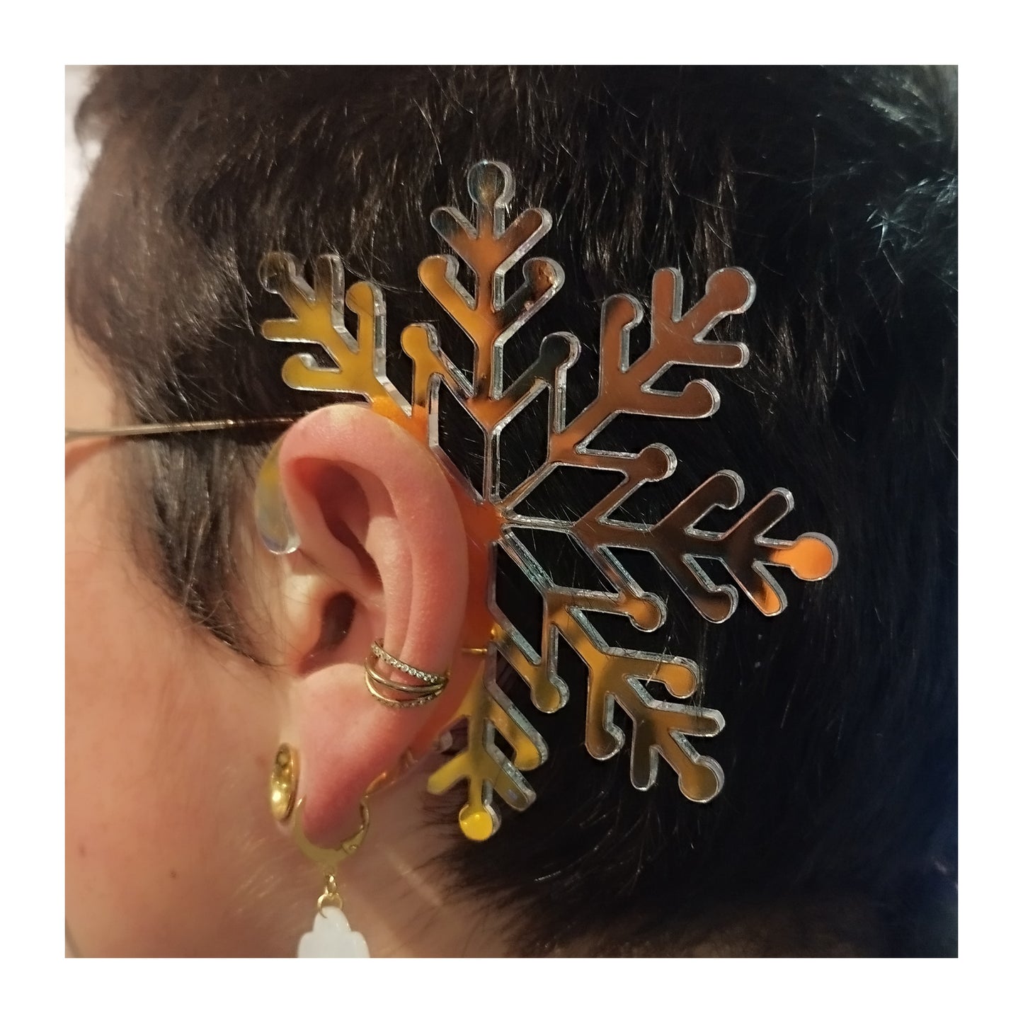 Bijou d'oreille - Flocon