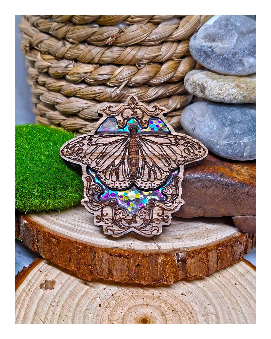 Broche papillon