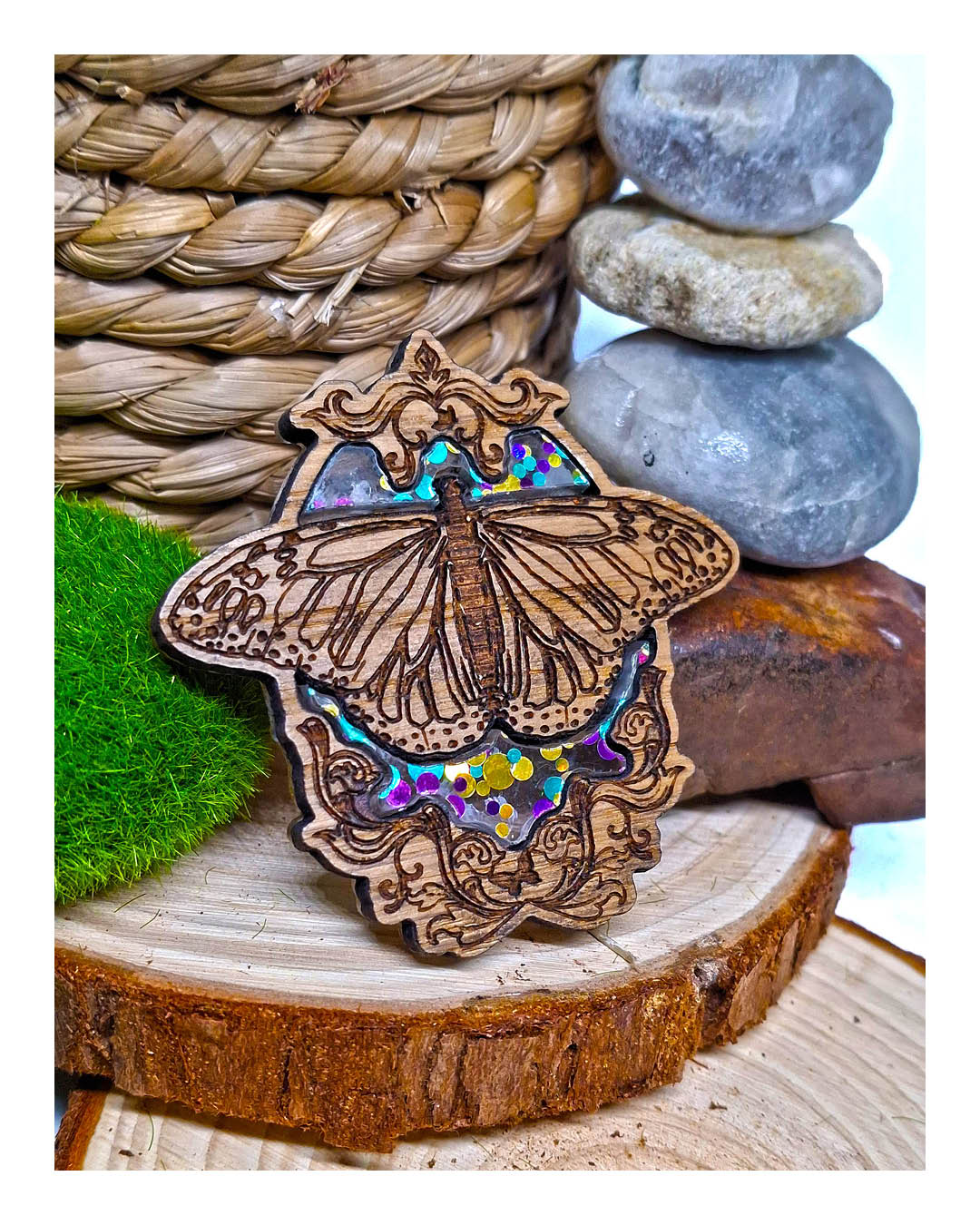 Broche papillon