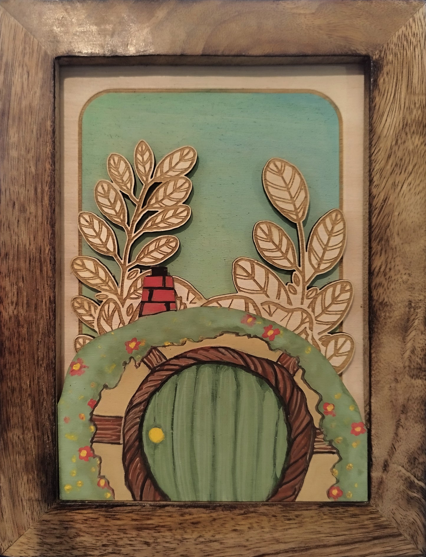 Cadre la maison du Hobbit