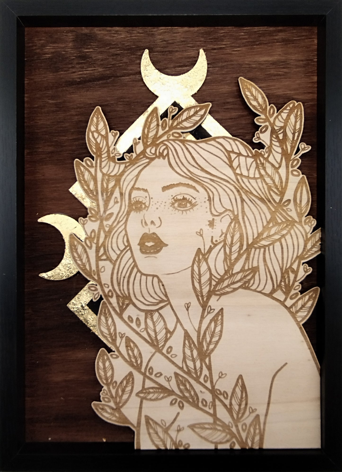 Cadre Gravure femme bélier