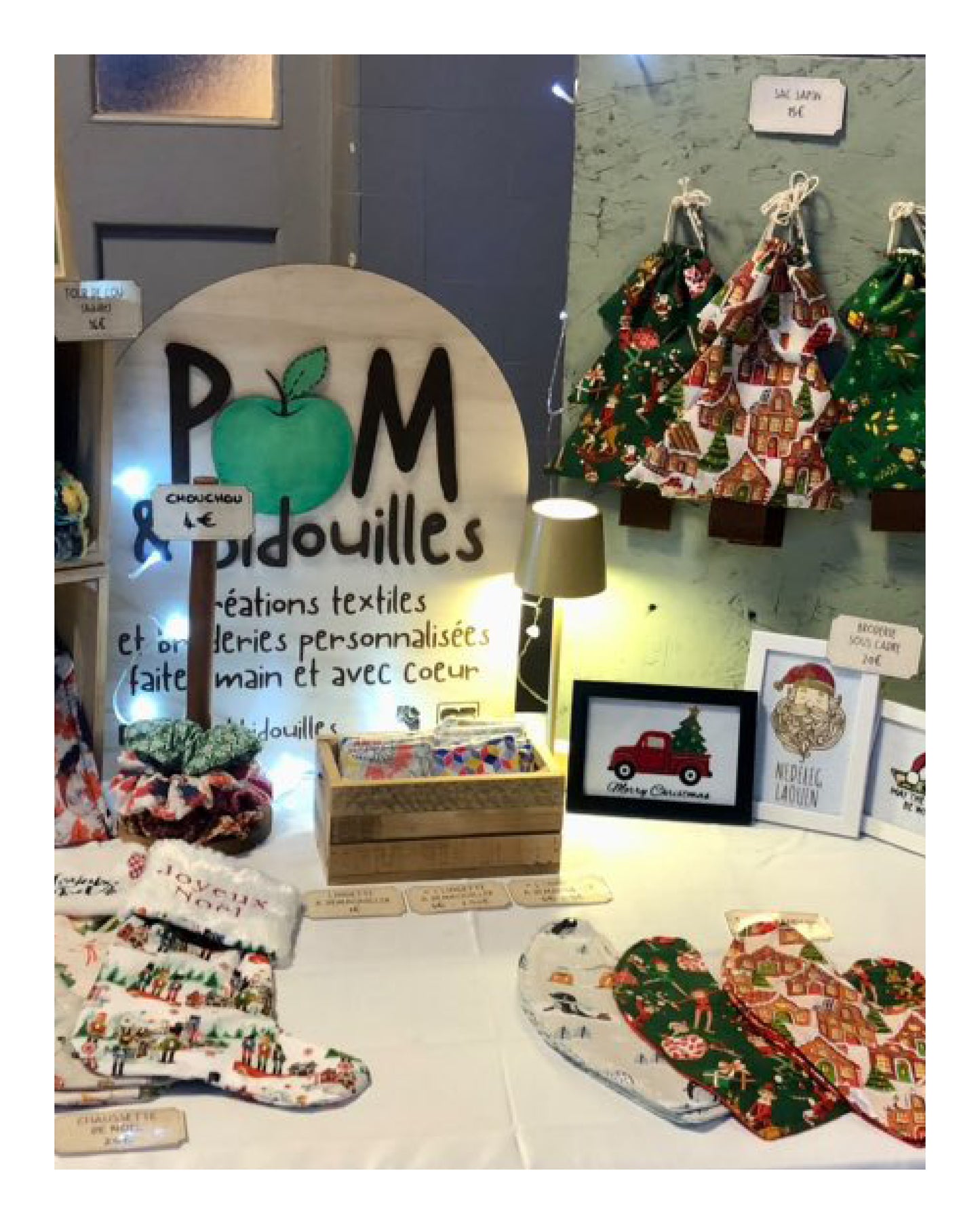 Panneau de stand pliable — Présentation artisanale