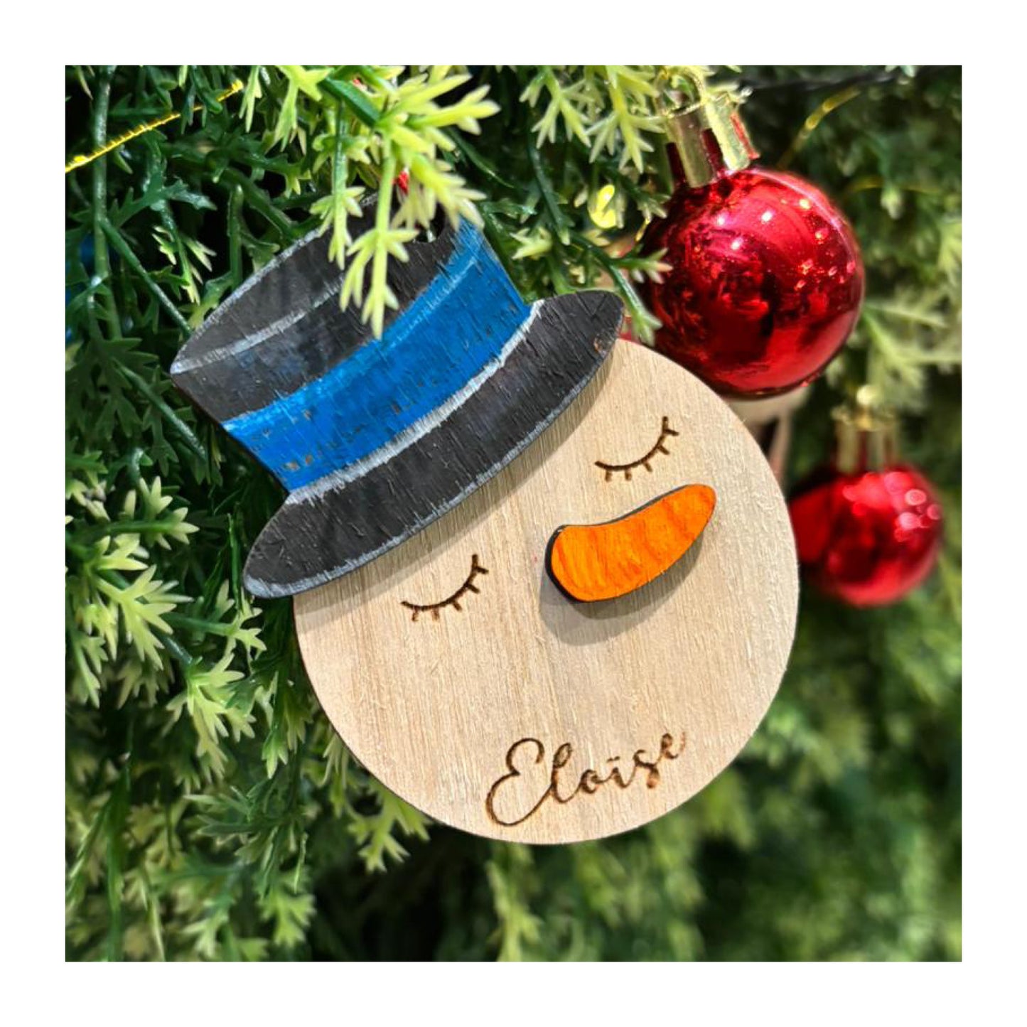 Boule de noël Bonhomme de Neige