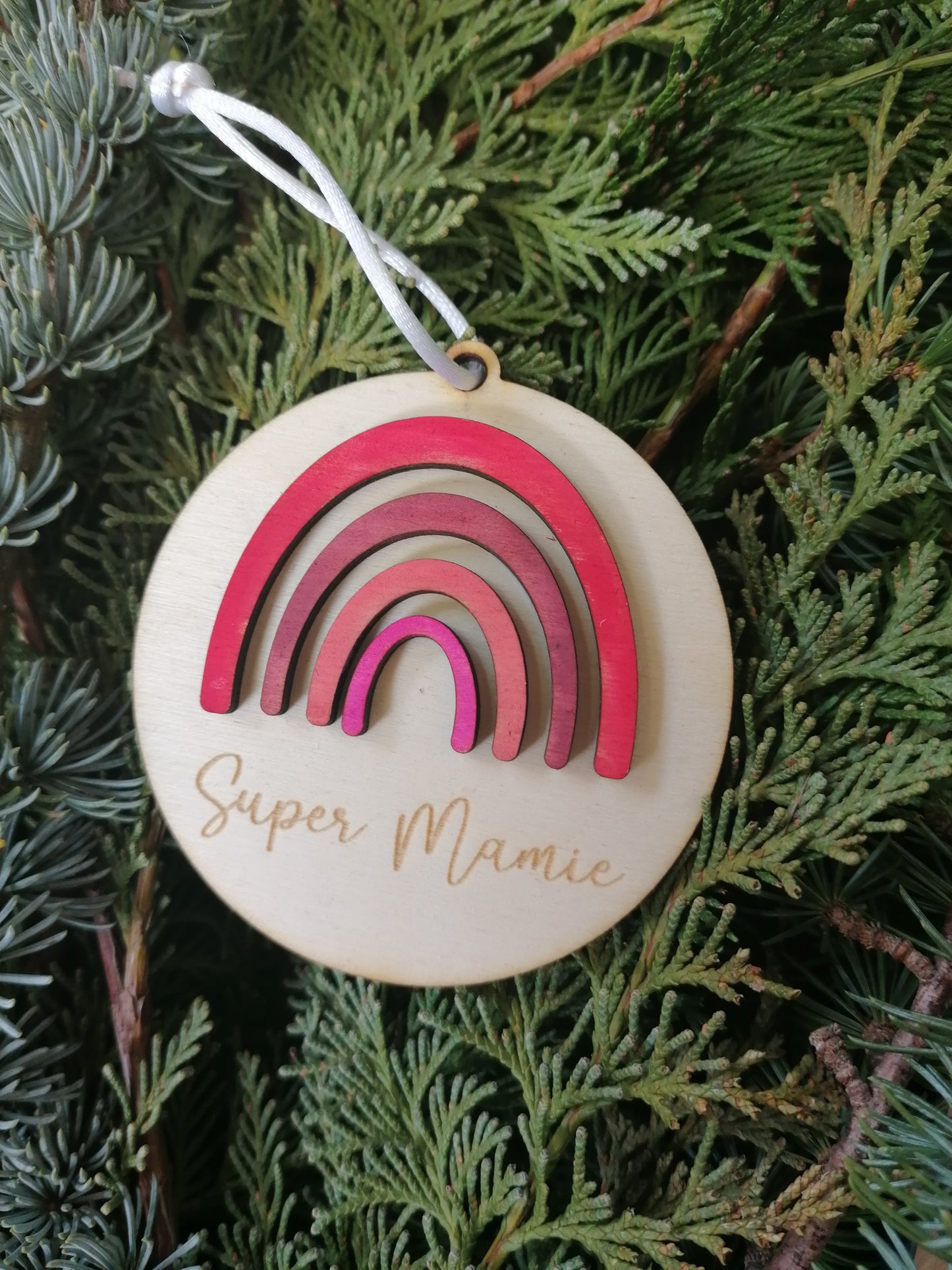 Boule de noël à message