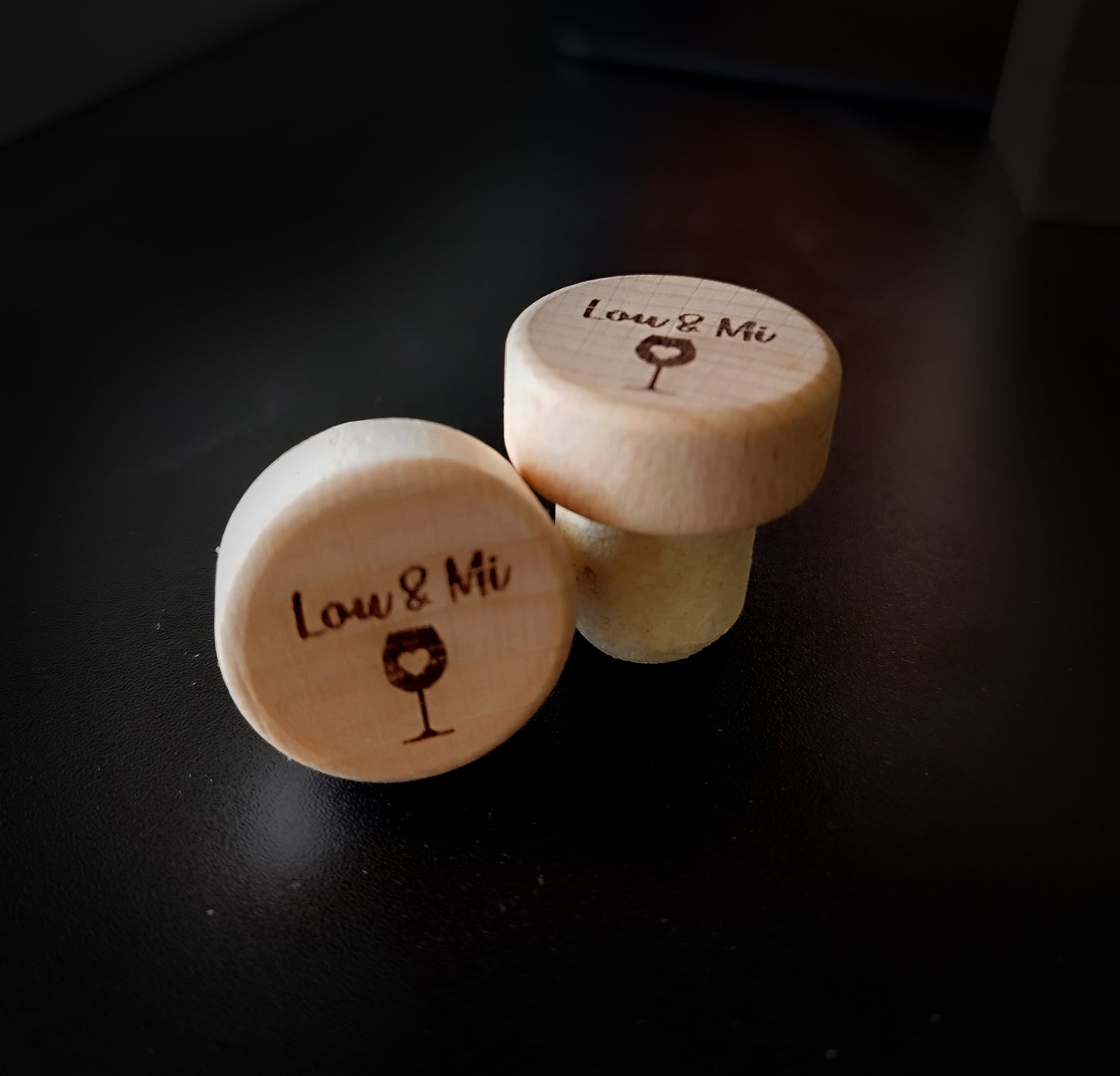 Bouchon de vin personnalisé