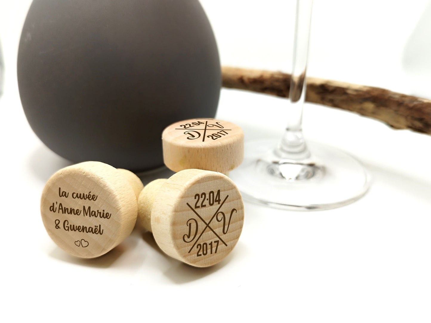Bouchon de vin personnalisé