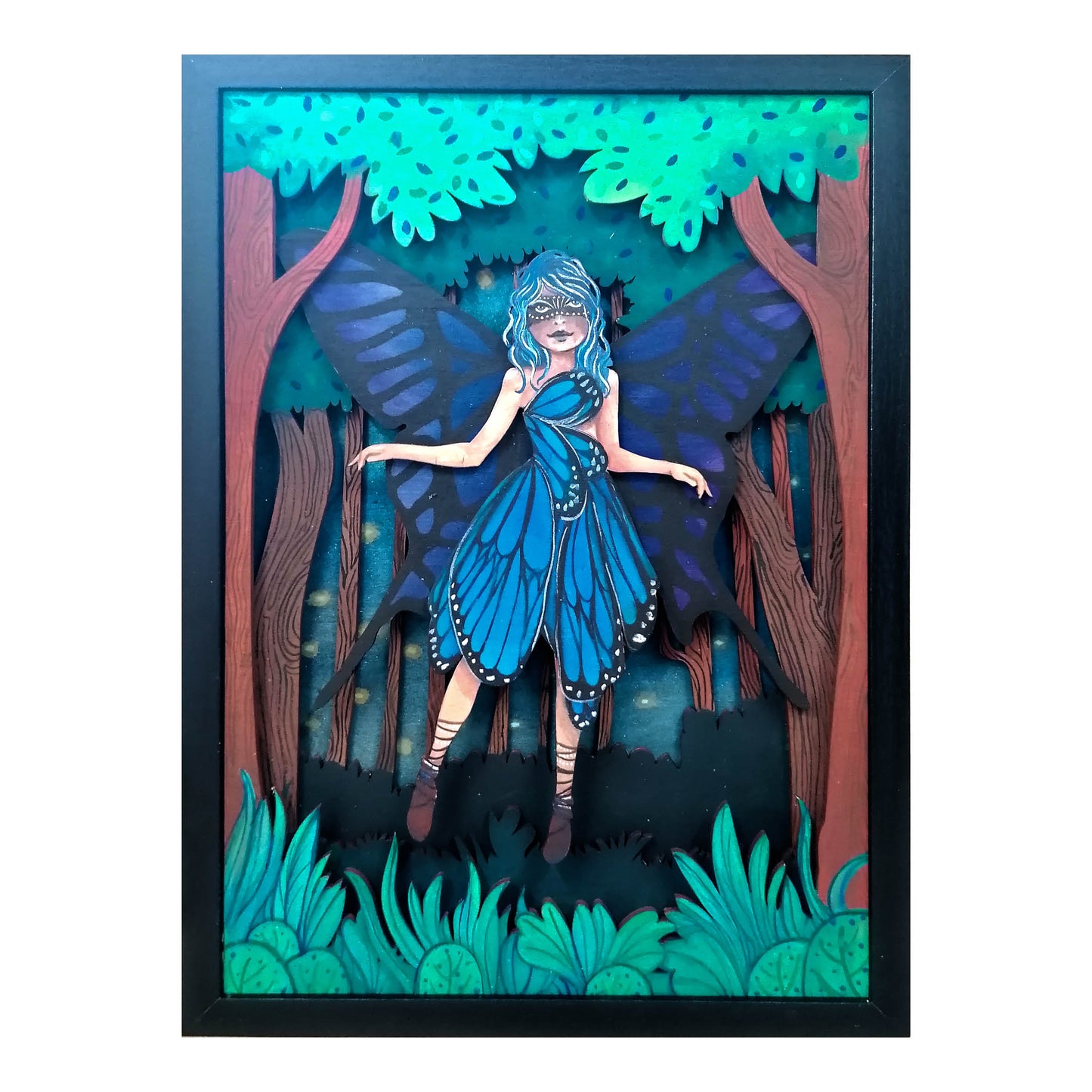 Cadre la sorcière papillon