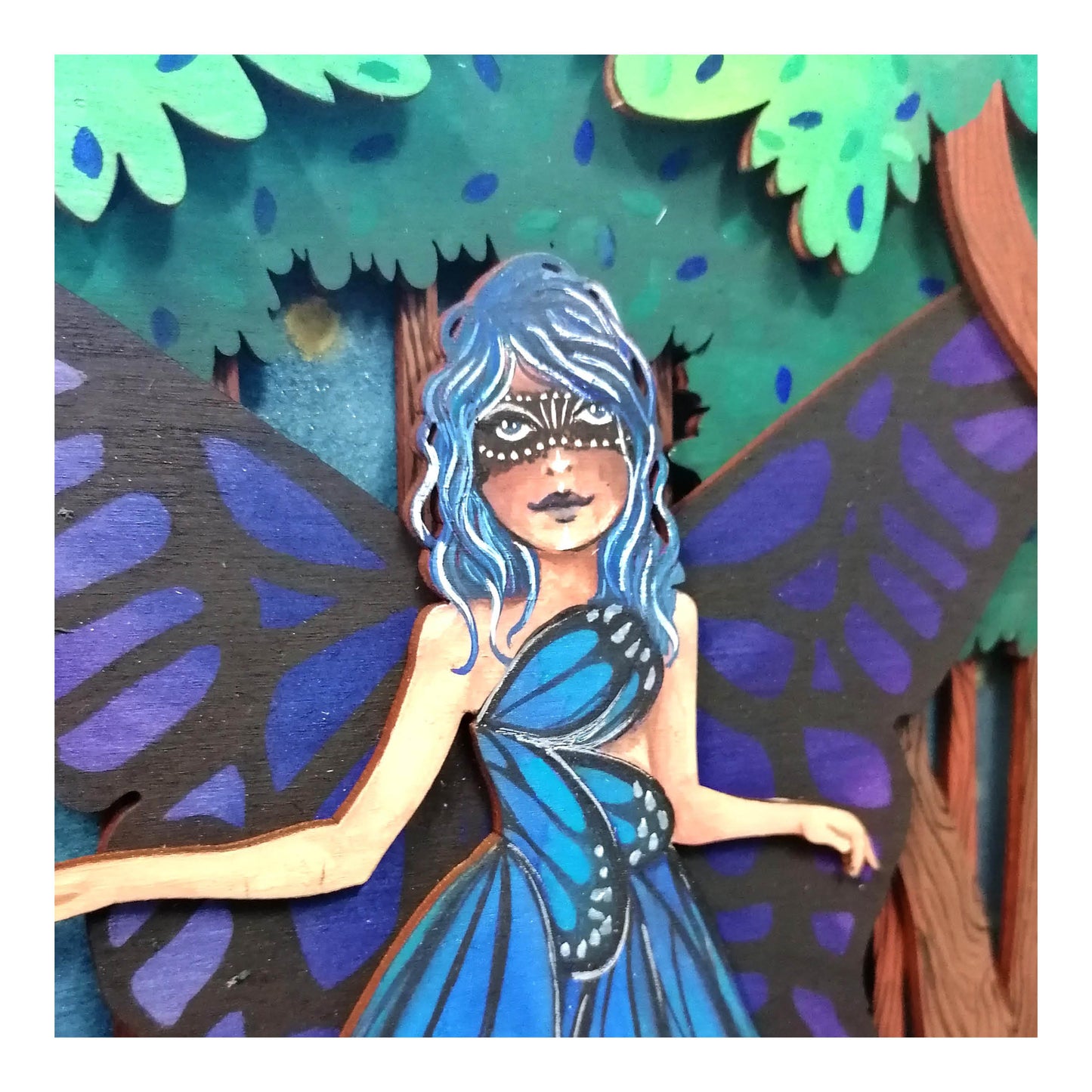 Cadre la sorcière papillon