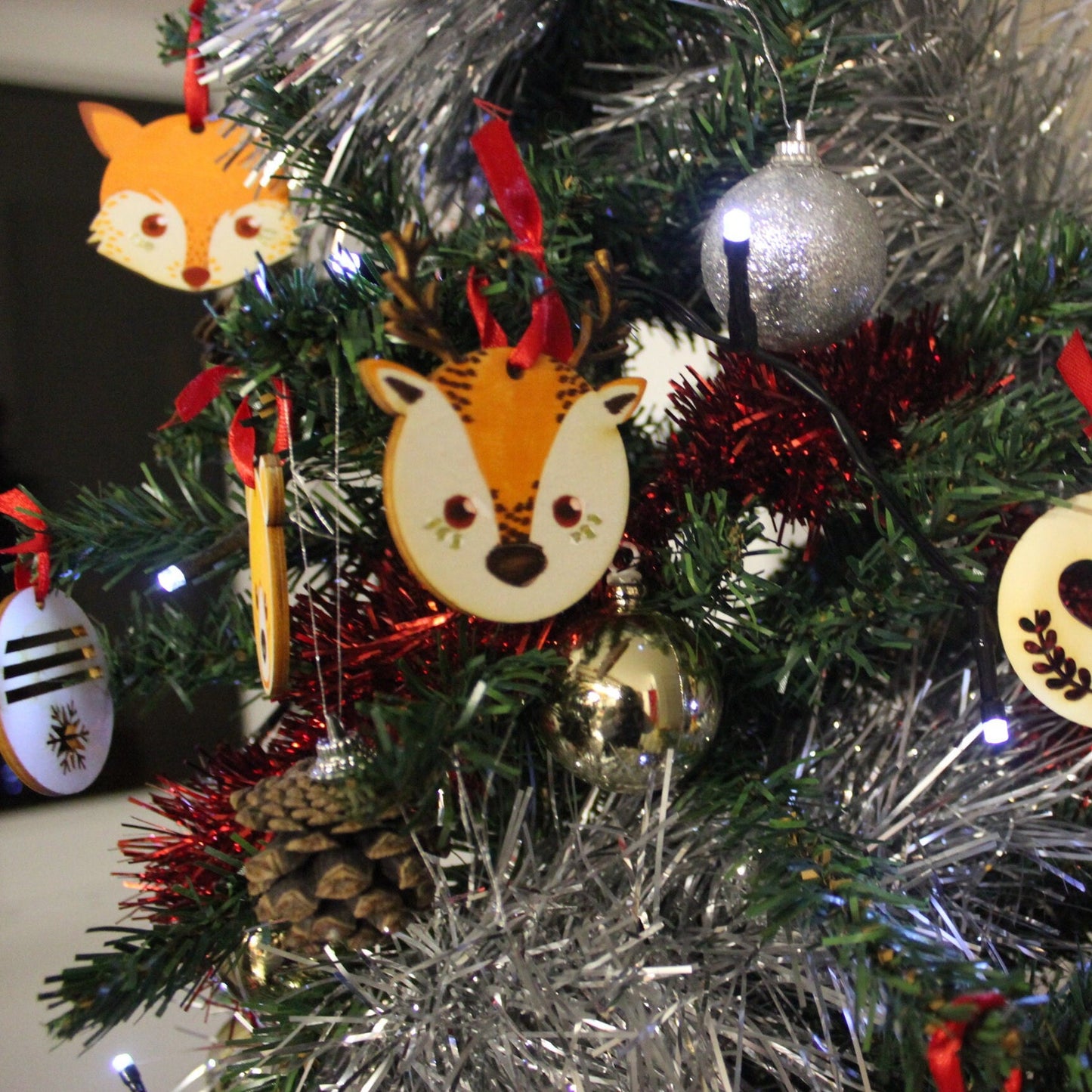 les boules de Noël10 animaux