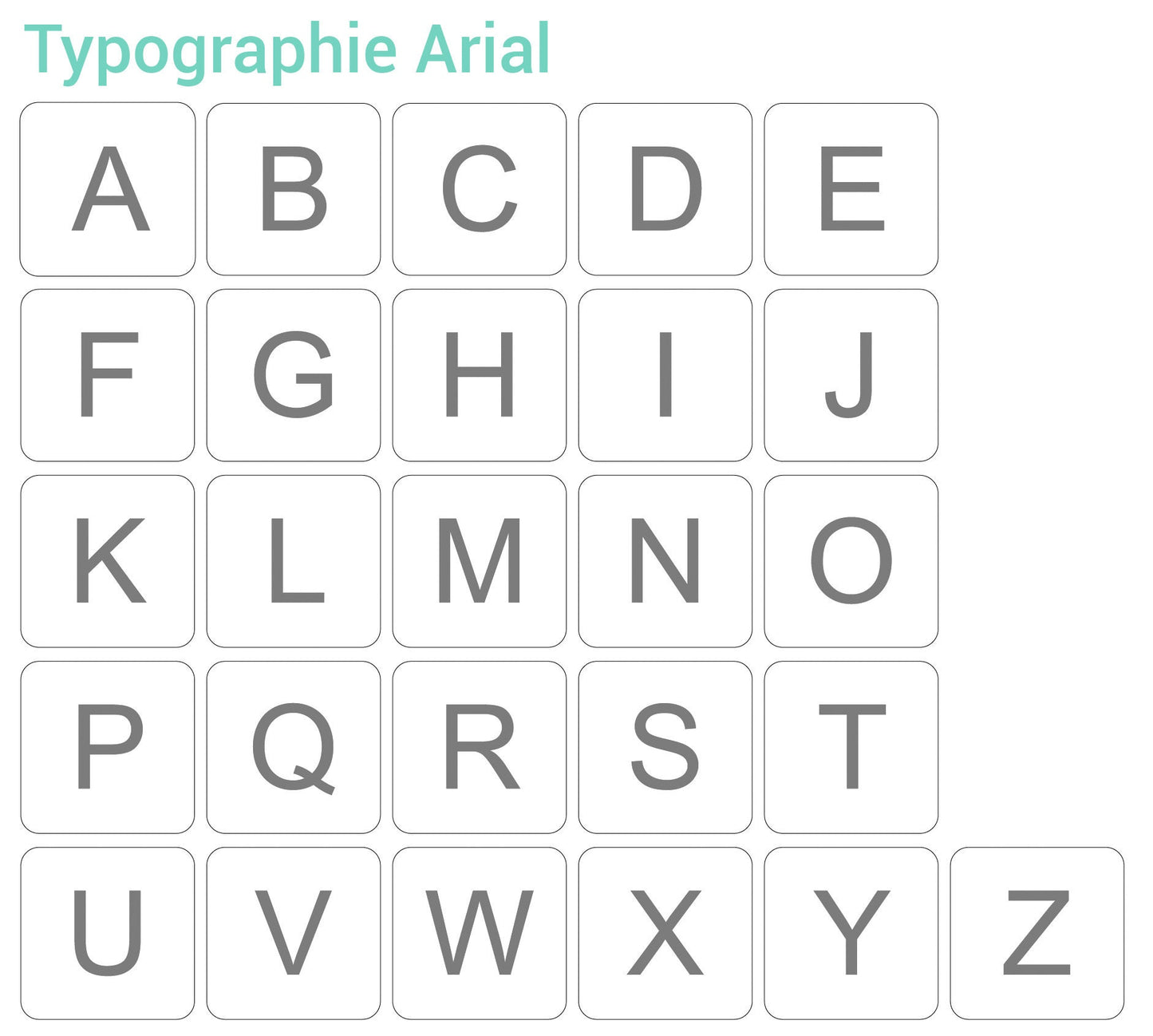 Les lettres SCRABBLE