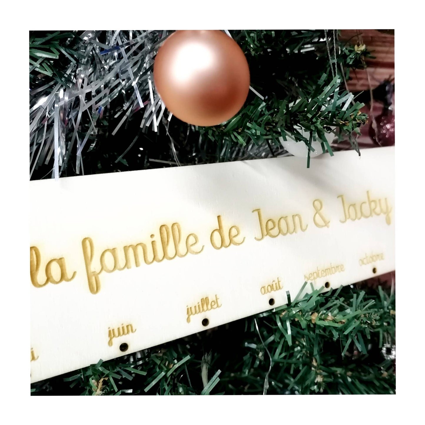 Calendrier des anniversaires perpétuel simple
