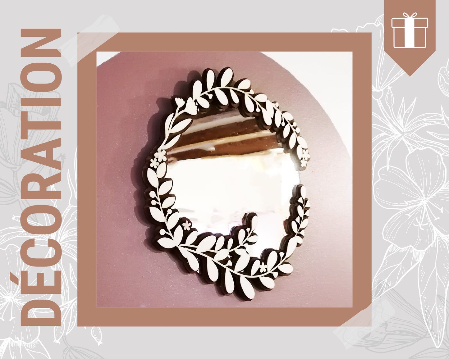 Miroir floral