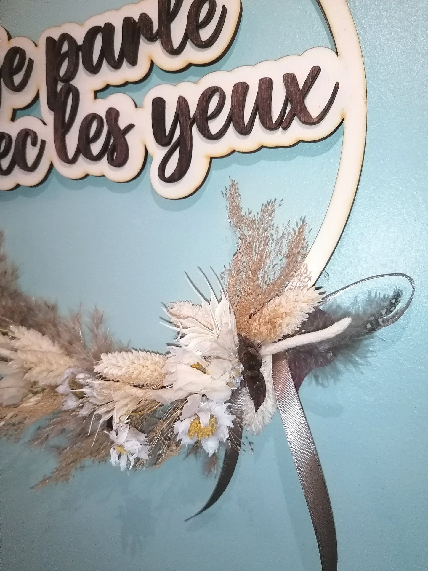 Couronne au message