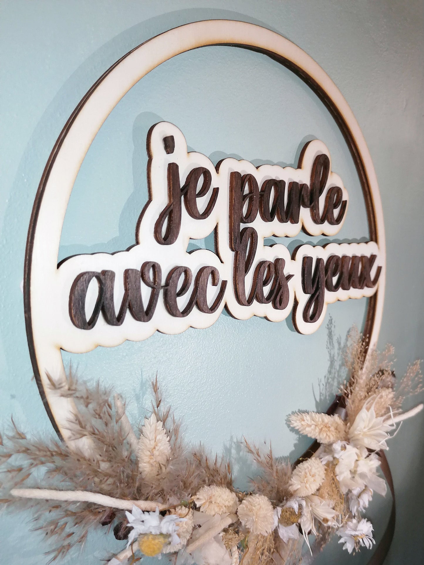 Couronne au message
