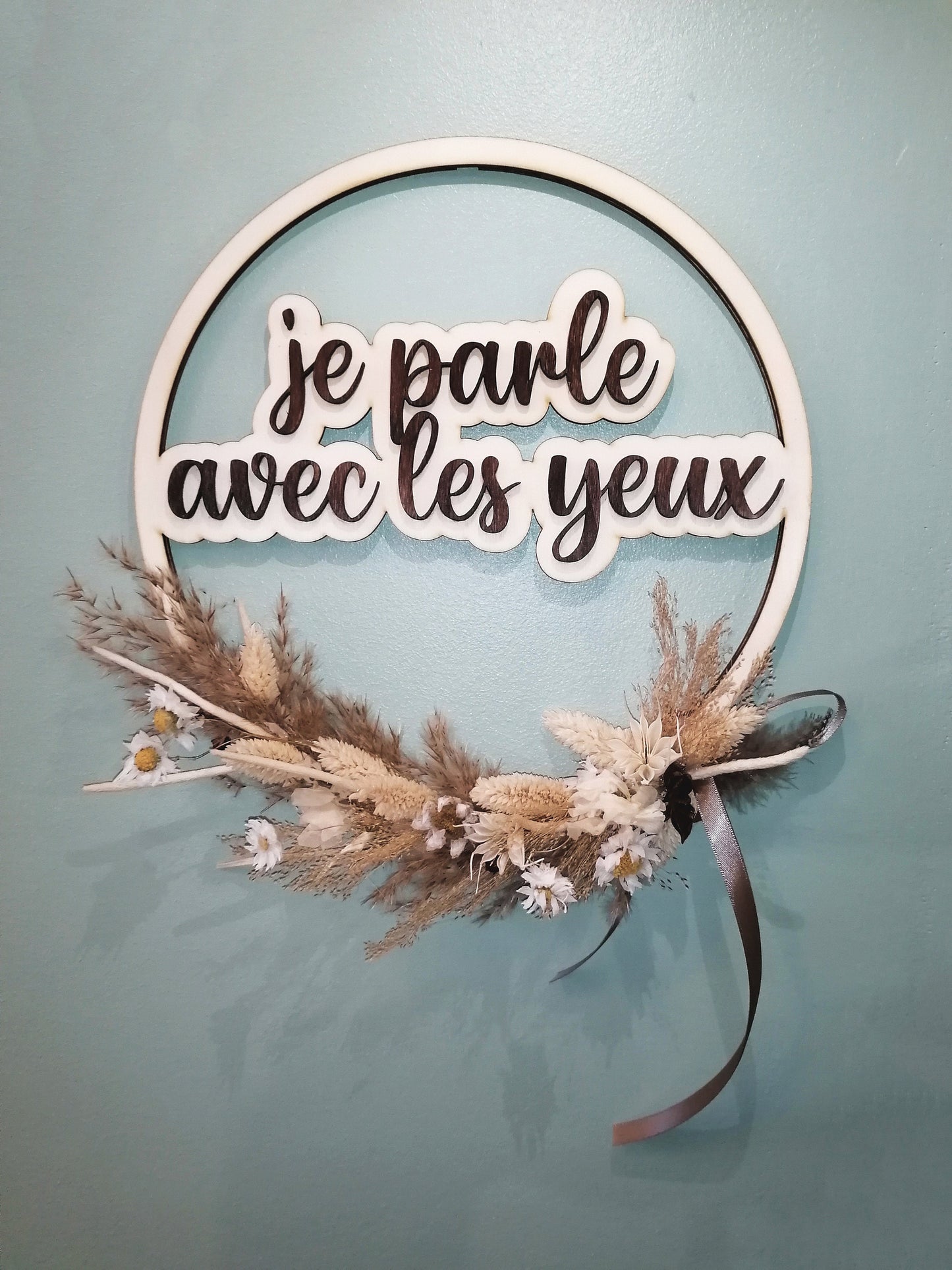 Couronne au message