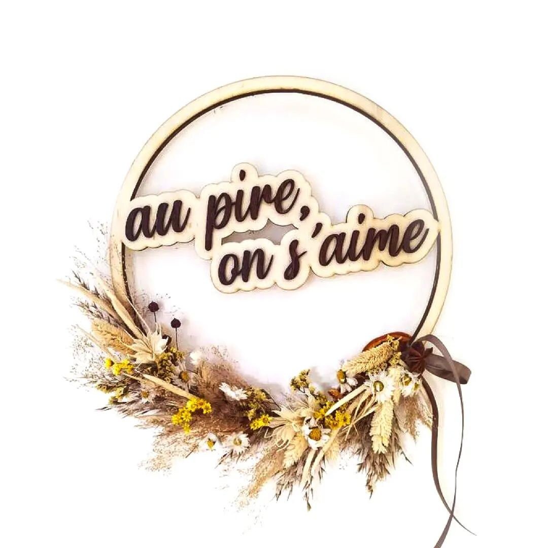 Couronne au message