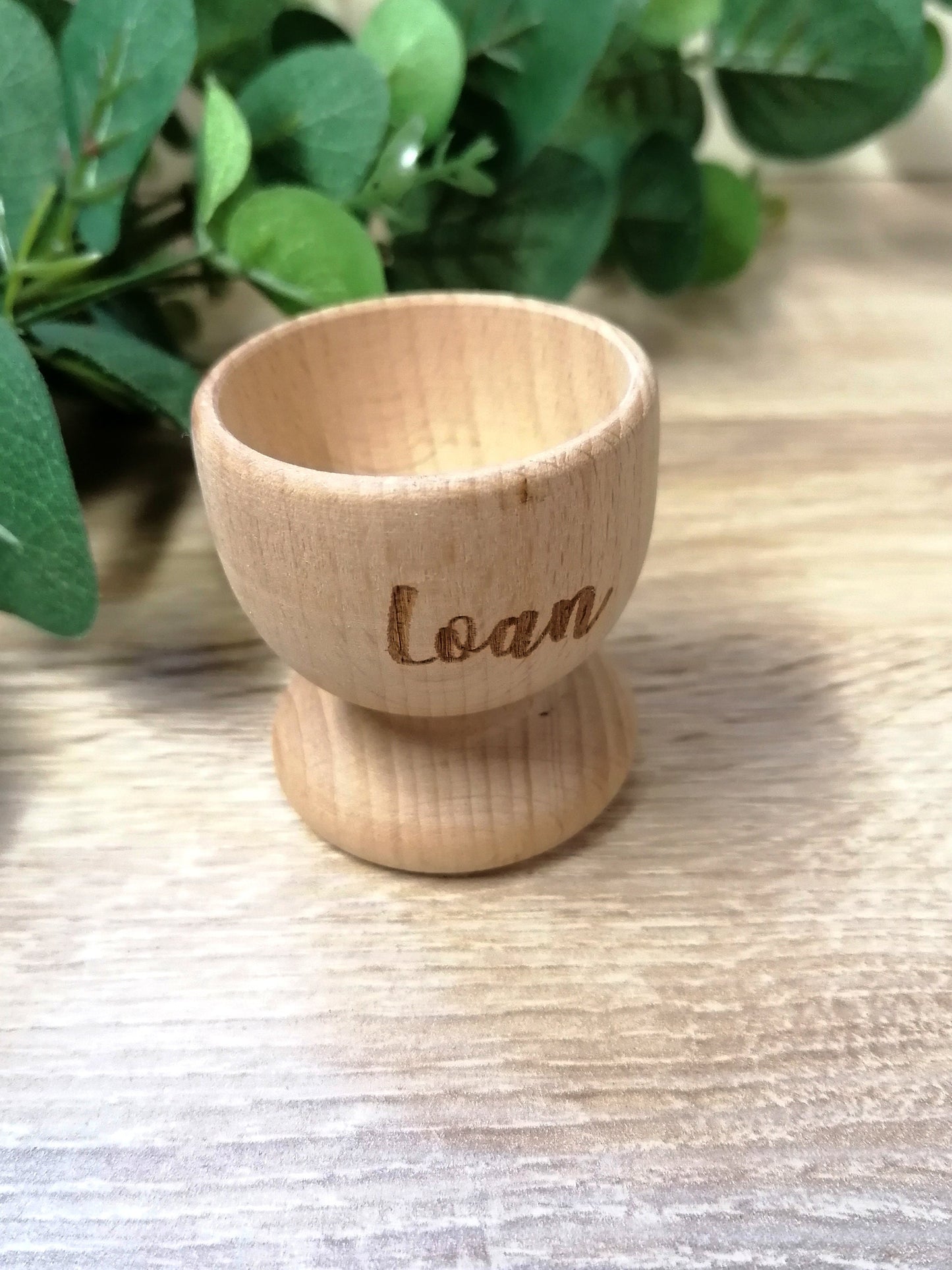 Coquetier personnalisé !