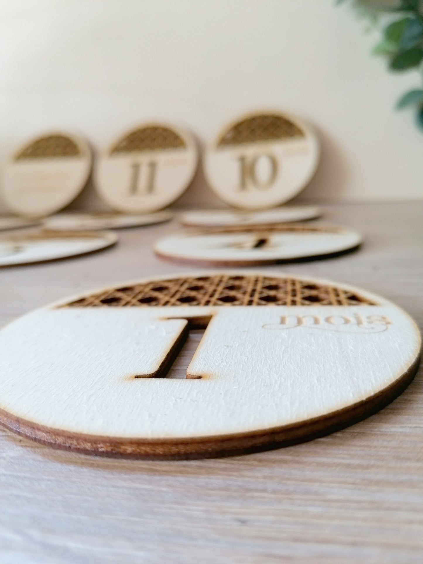 Carte étape en bois