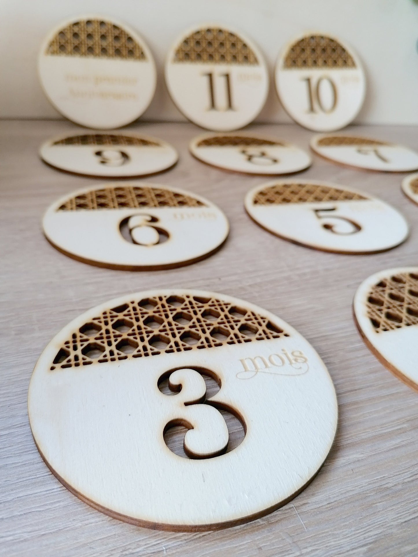 Carte étape en bois