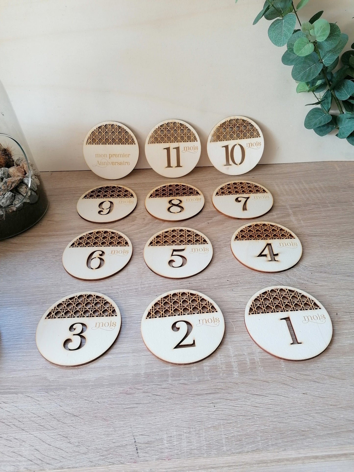 Carte étape en bois