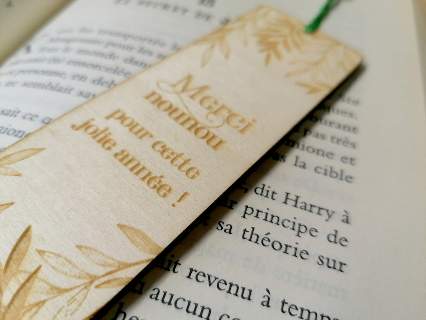 Marque page - merci nounou !