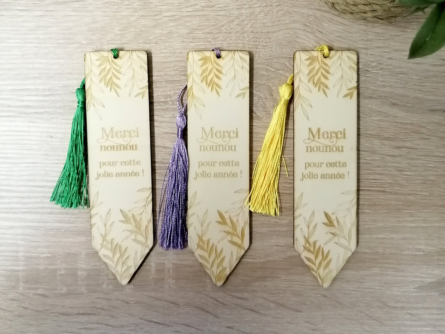 Marque page - merci nounou !