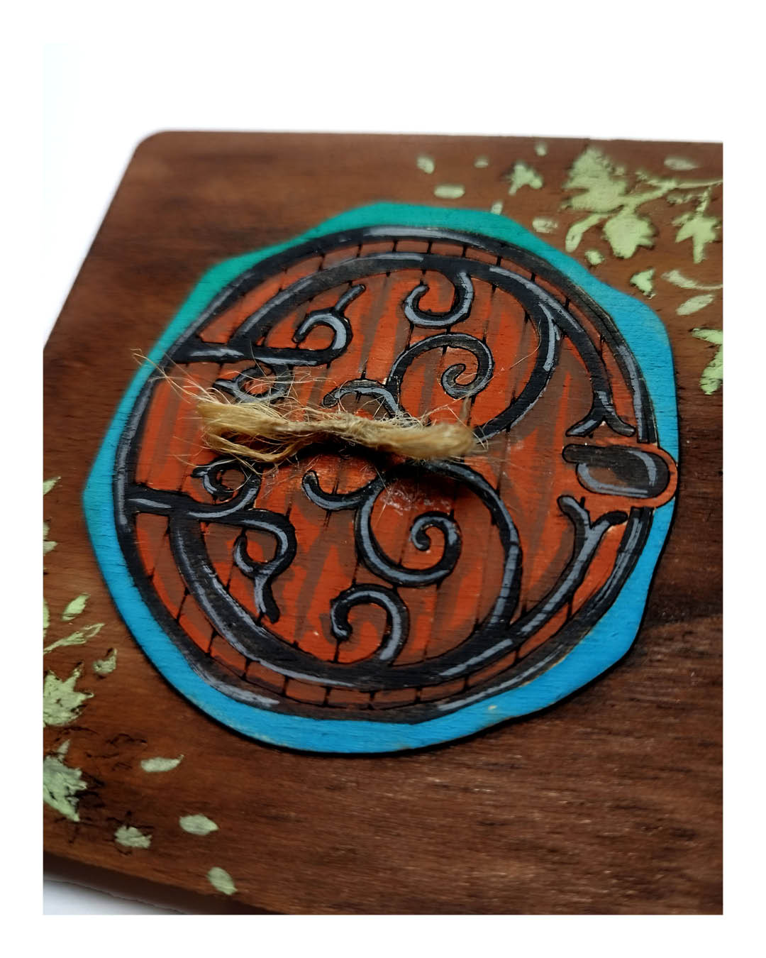 Carte d'annonce maison des Hobbits - peinte à la main