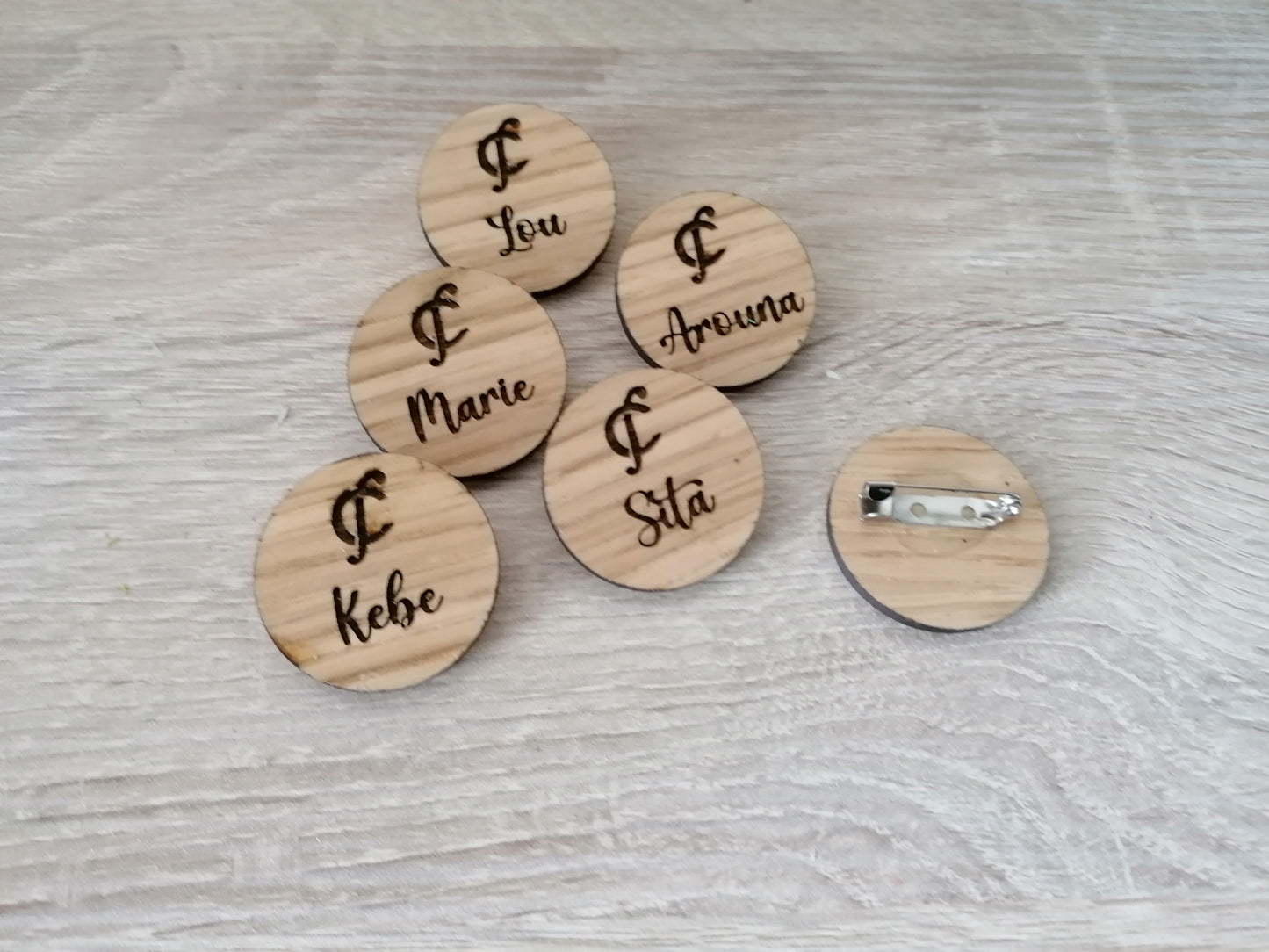 badges à personnaliser