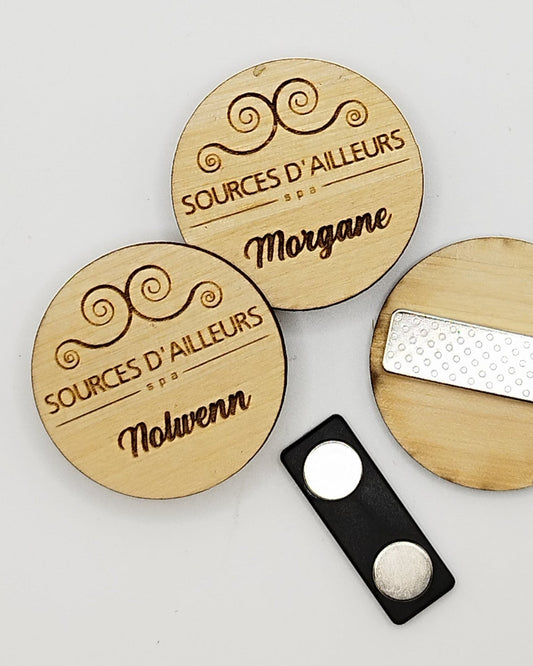 Badges professionnels - à personnaliser