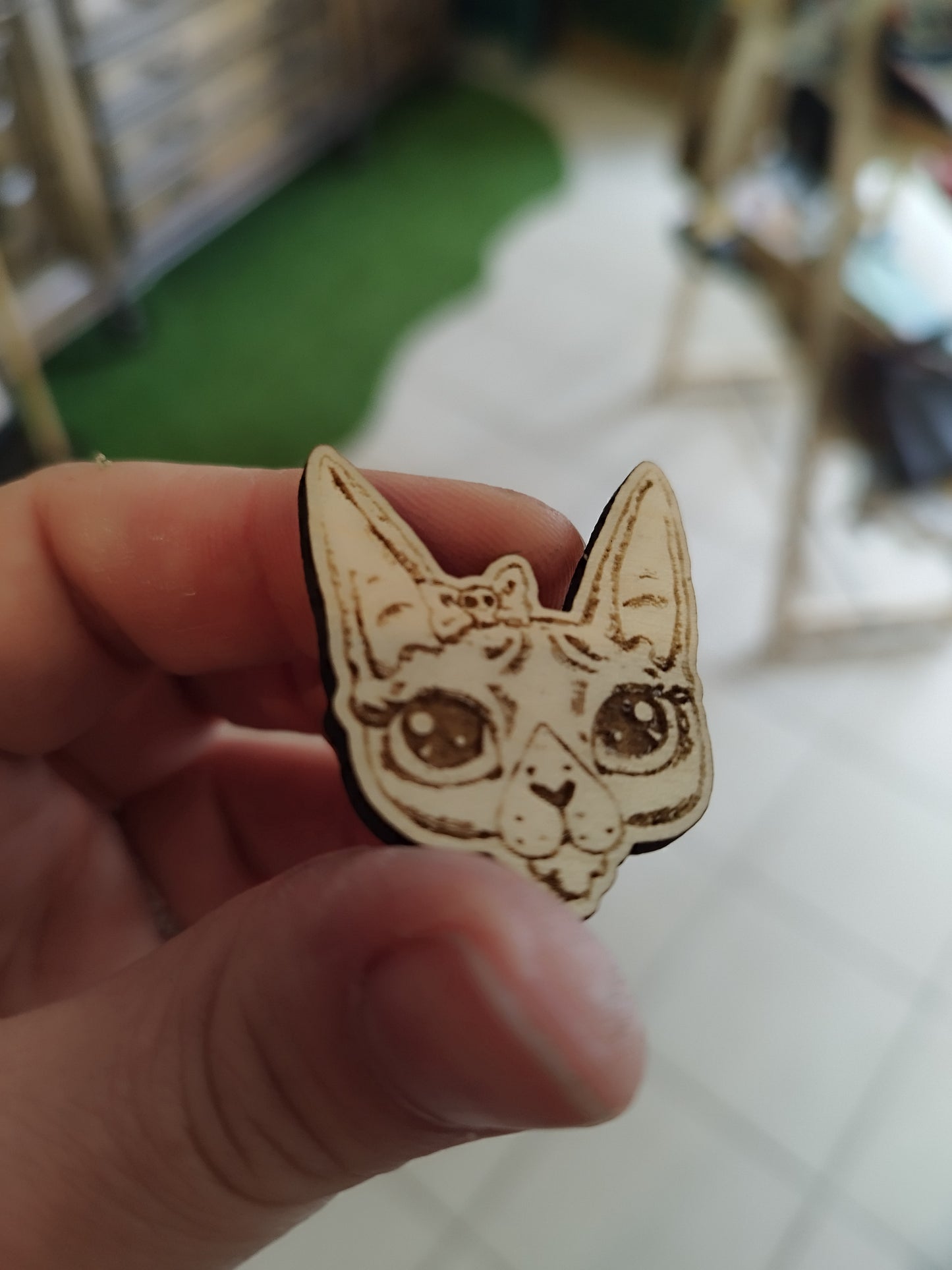 Pin's en bois à personnaliser