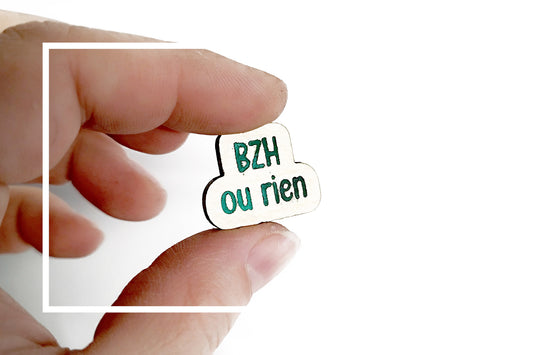 Pin's à message - Collection Bzh