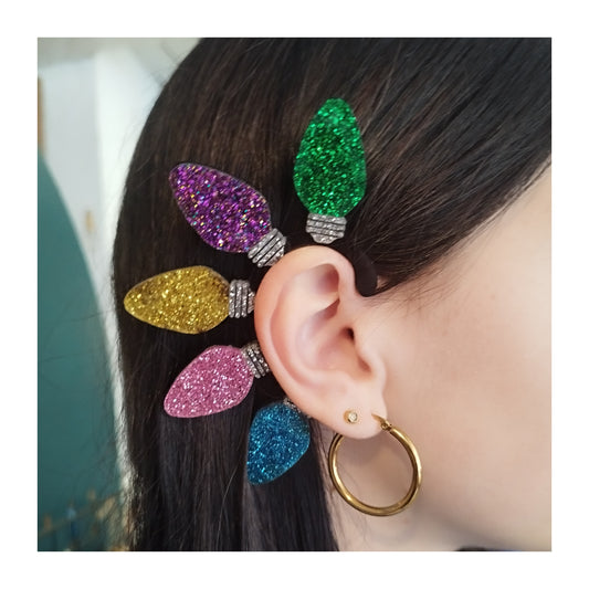 Bijoux d'oreille - Guirlande de paillettes