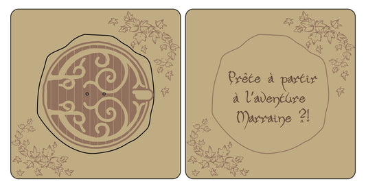 Carte d'annonce maison des Hobbits