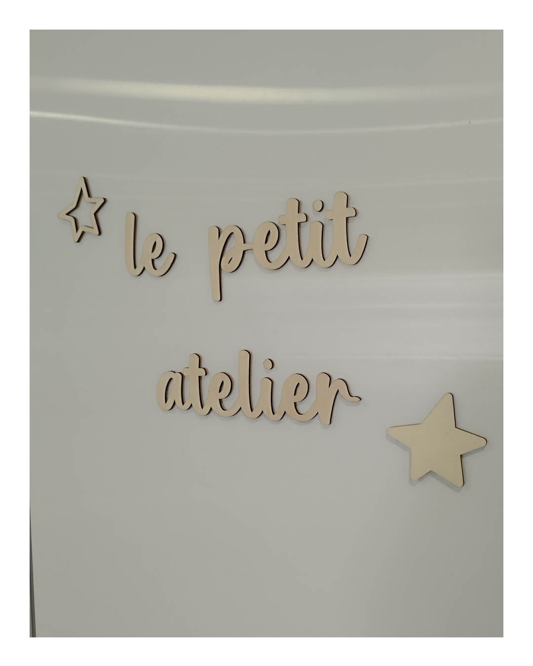 Signalétique personnalisée en bois