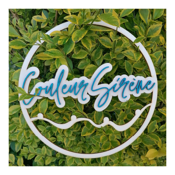 Panneau de stand personnalisé 30 cm — Logo en relief