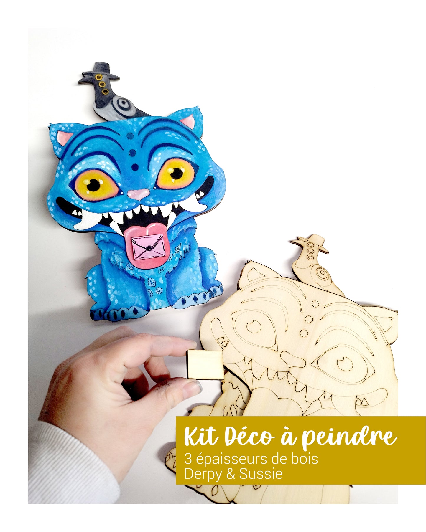 Kit créatif à peindre - DIY tableau - Derpy & Sussie