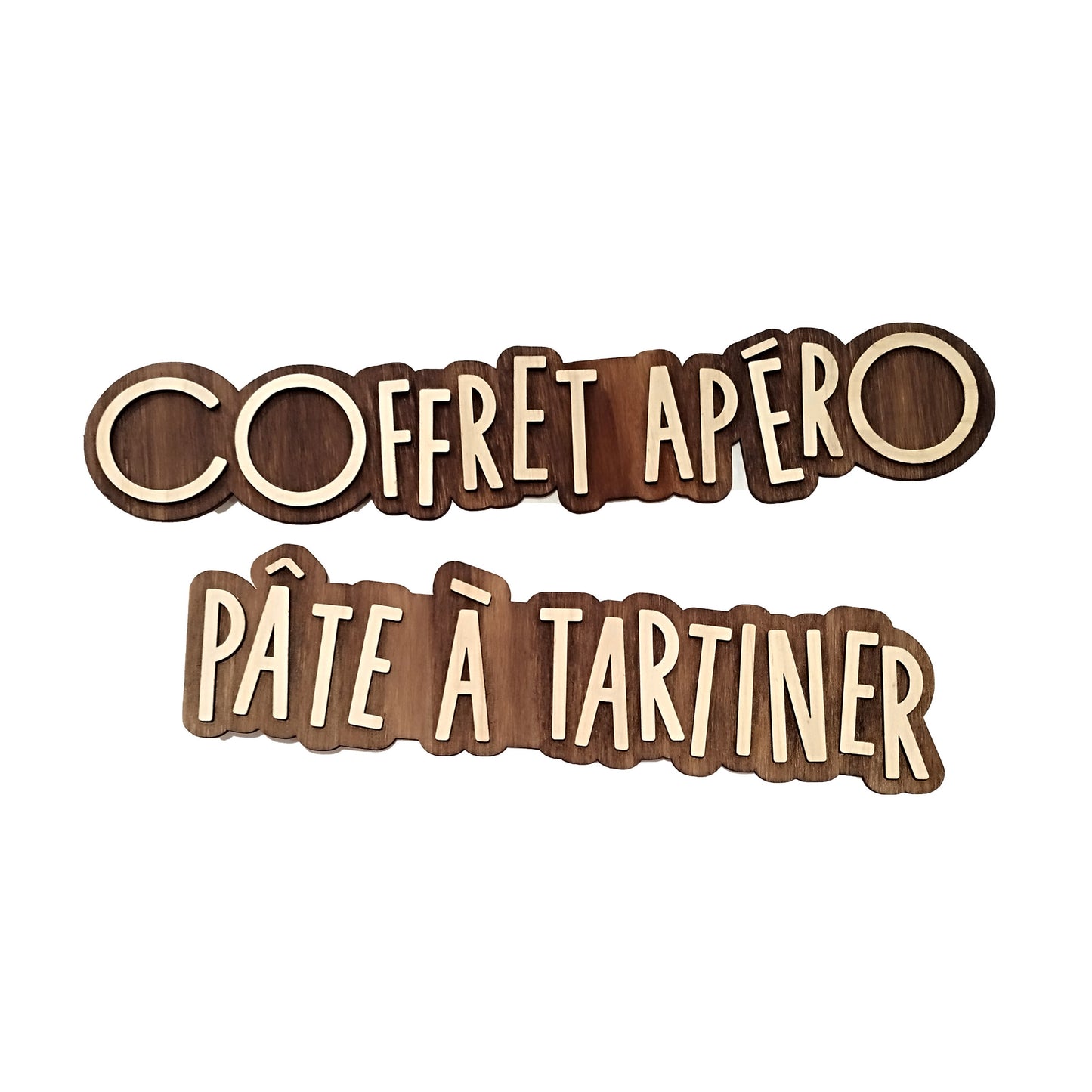 Signalétique personnalisée en bois