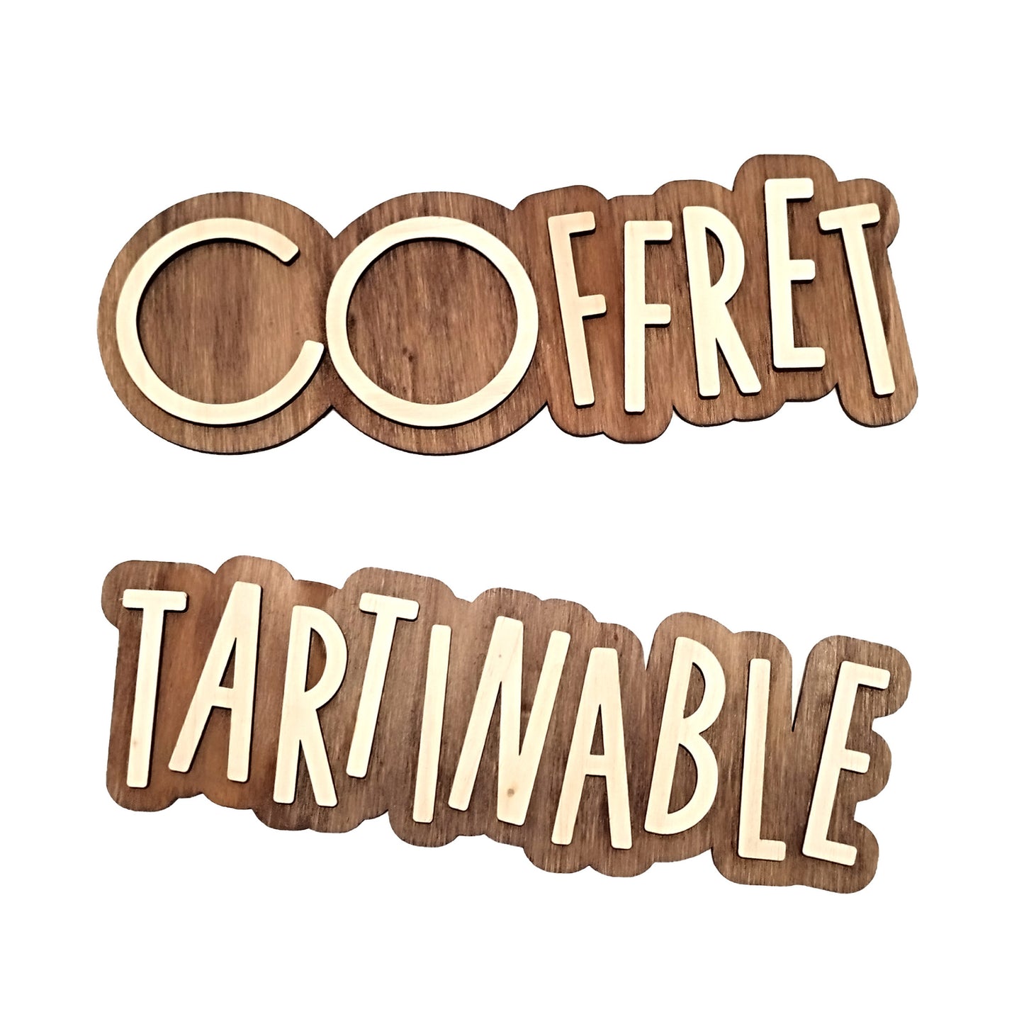 Signalétique personnalisée en bois