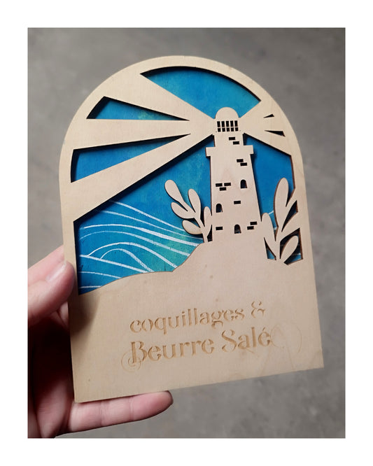 Phare Coquillages & Beurre Salé Bleu vert