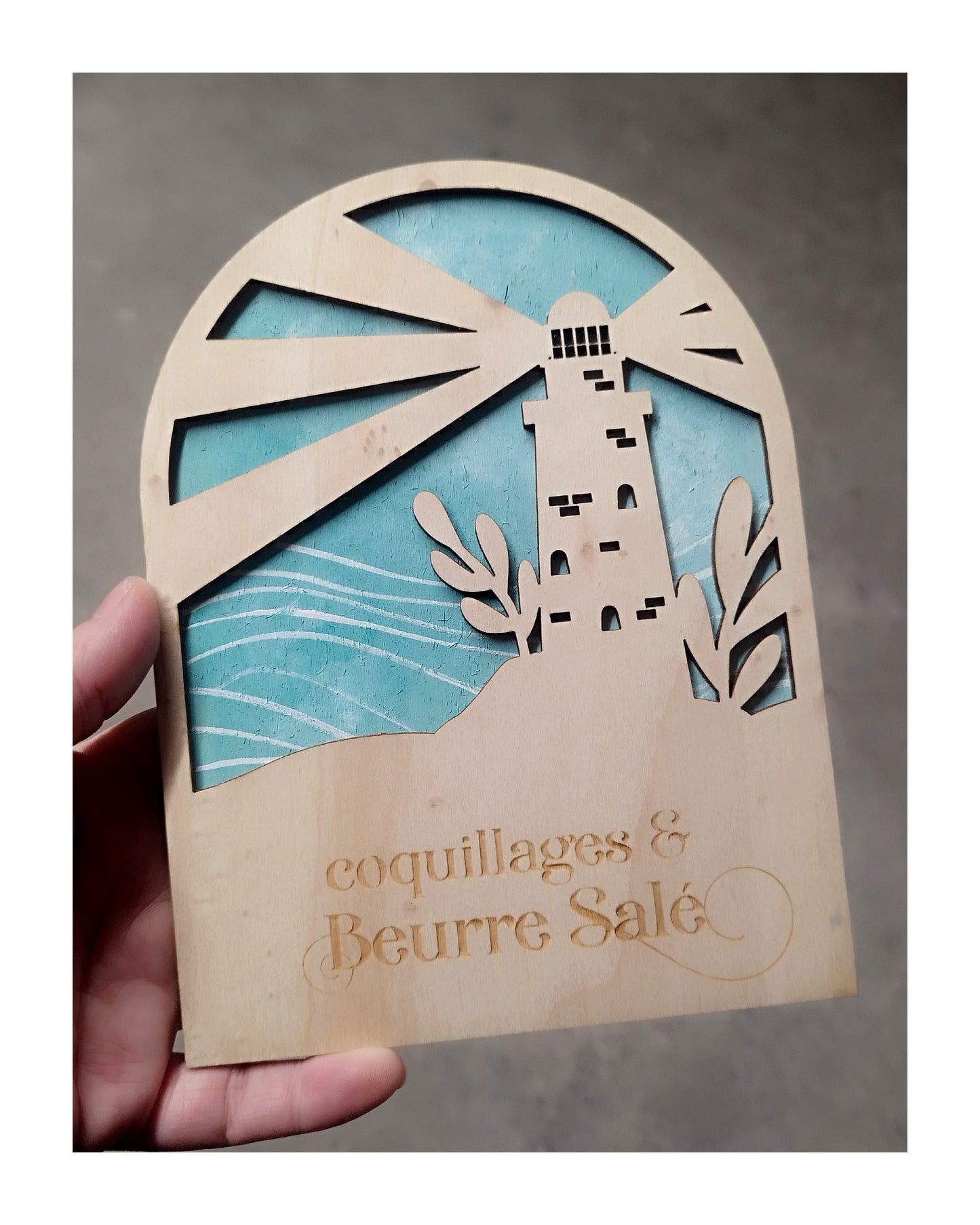 Phare Coquillages & Beurre Salé Bleu Clair