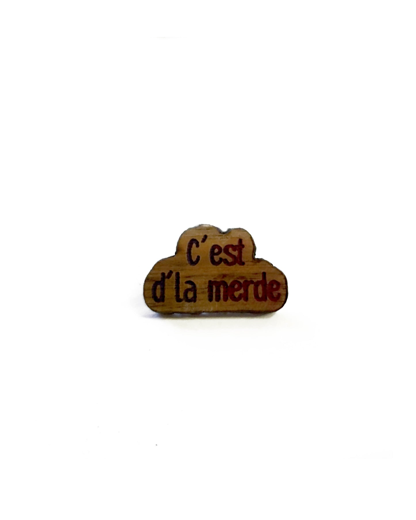 Pin's "c'est d'la merde"