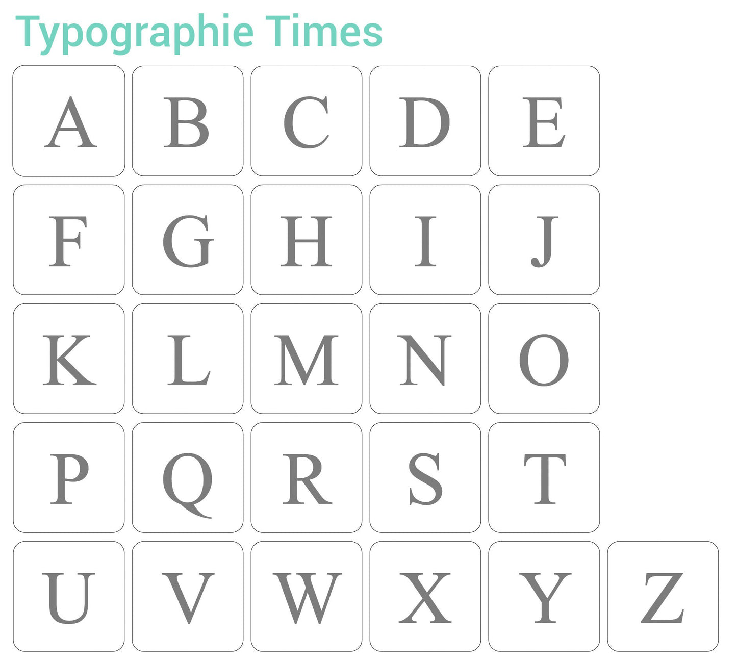 Les lettres SCRABBLE